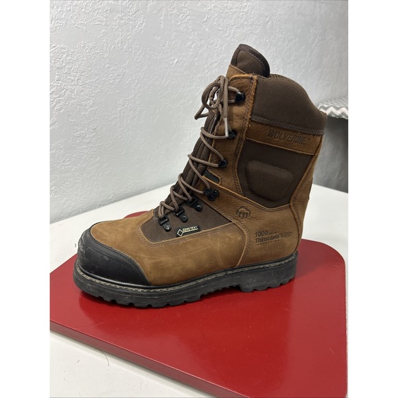 LEFT BOOT ONLY WOLVERINE BIG SKY‎ BROWN W05551 COMPOSITE TOE WORK BOOTS 9.5 main image 6